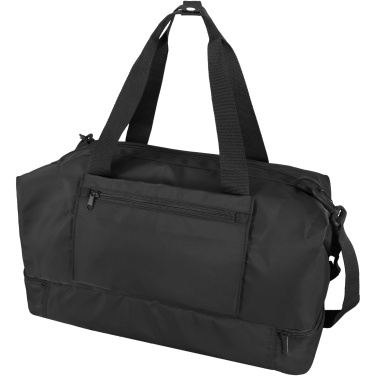 Logo trade promotional item photo of: Trip Aware™ recycled travel duffel bag 42L