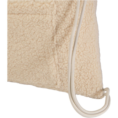 Logotrade promotional merchandise photo of: Bear GRS recycled sherpa drawstring backpack 9L