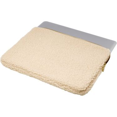 Logo trade promotional items image of: Bear 13" GRS recycled sherpa laptop sleeve 2L