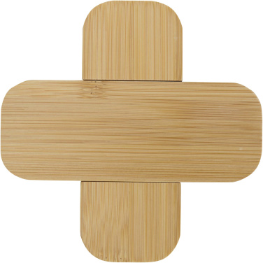 Logotrade promotional giveaways photo of: Croc bamboo trivet - small