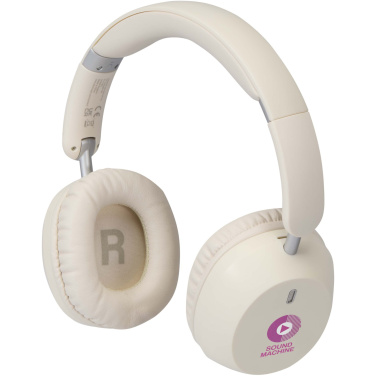 Logo trade promotional products picture of: Hoggar recycled plastic over-ear foldeable ANC and ENC headphones