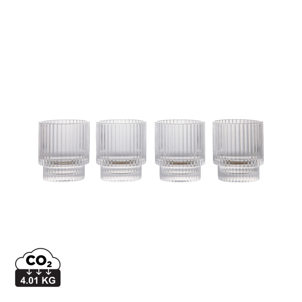 Logotrade promotional gift picture of: VINGA York tumbler, 4 pcs set