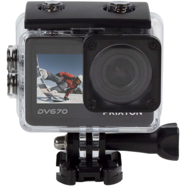 Logotrade promotional product image of: Prixton DV670 4K dual screen action camera
