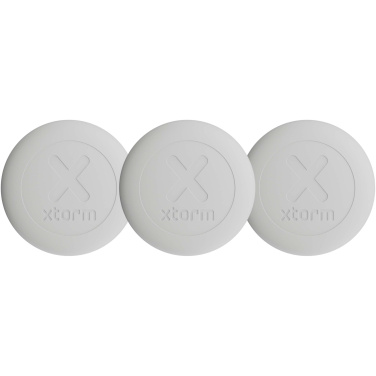 Logo trade promotional gifts image of: Xtorm XTAG2A 3-pack water resistant travel tag