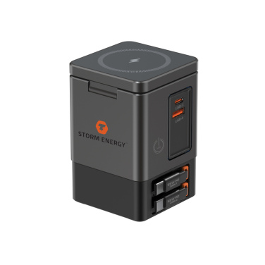 Logotrade promotional gifts photo of: Urban Vitamin Sacramento 105W GAN charger+retractable cables