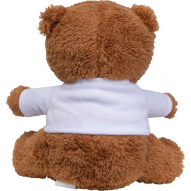 Logo trade promotional gifts image of: Plush teddy bear HELSINKI