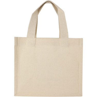 Logo trade promotional merchandise picture of: Odessa 220 g/m² GRS recycled cotton mini gusset tote bag 9L