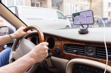 Logo trade promotional merchandise image of: Terra 360 RCS recycled plastic universal phone holder