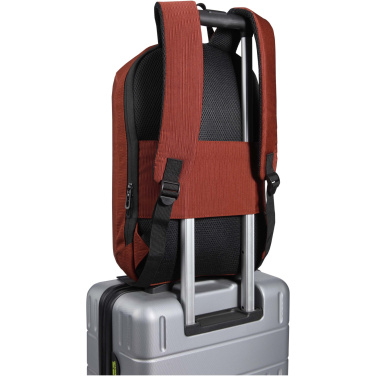 Logo trade promotional products image of: Luma 15" GRS recycled anti-theft laptop backpack 10L