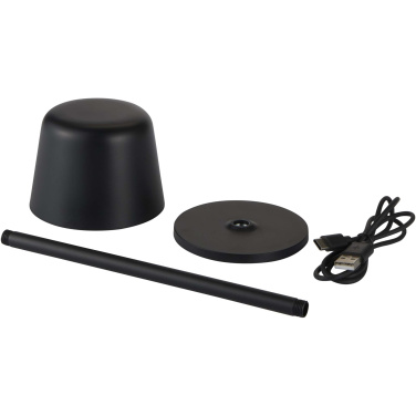 Logo trade promotional merchandise image of: Alya rechargeable dimmable table lamp with 3 light modes