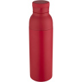 Illuminate 650 ml RCS recycled stainlesss steel double wall insulated water bottle, Red