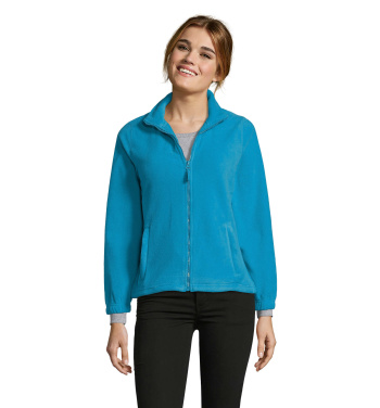 Logotrade corporate gift picture of: NORTH WOMEN ZIPPED FLEECE