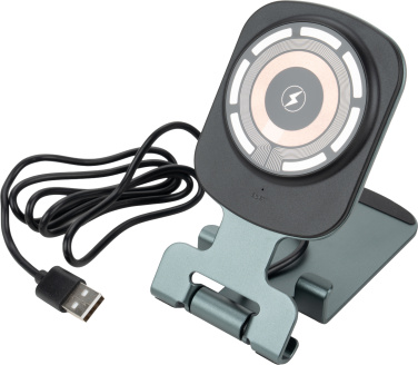 Logotrade business gift image of: Phone holder with wireless charger