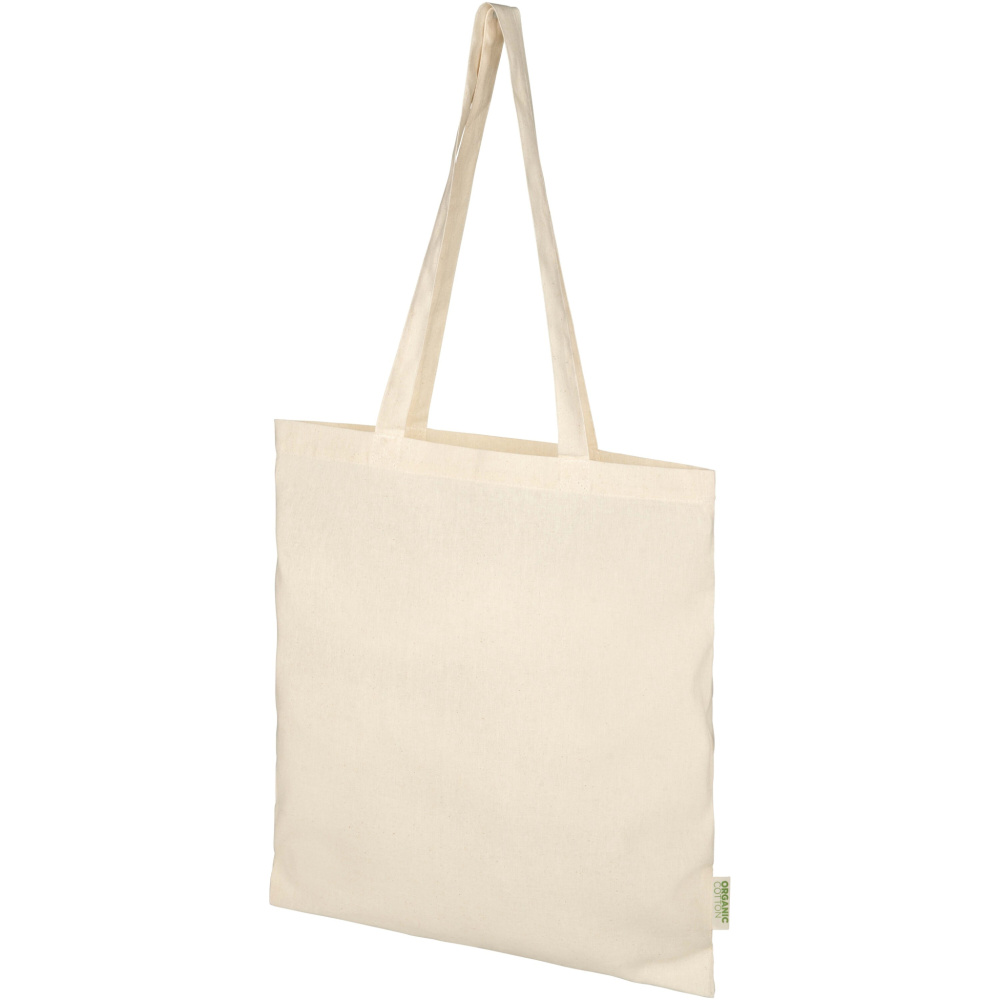Logotrade advertising products photo of: Odisha 100 g/m² OCS organic tote bag 7L