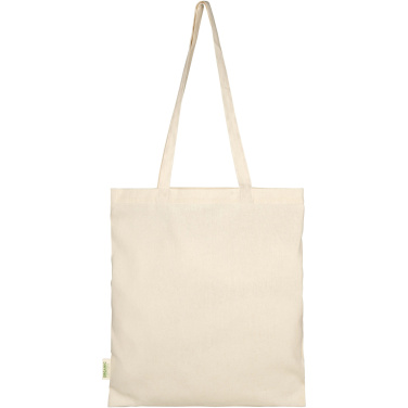 Logo trade promotional products image of: Odisha 100 g/m² OCS organic tote bag 7L