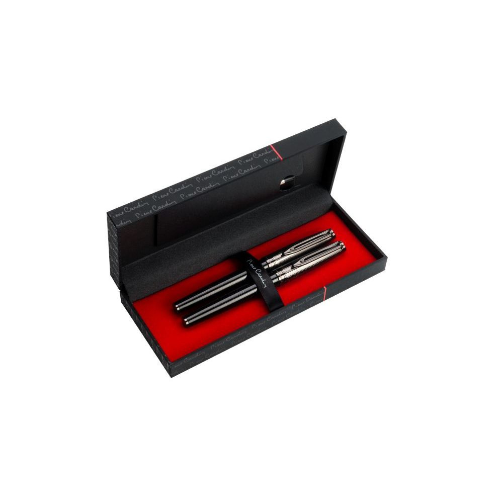 Logo trade corporate gifts image of: Writing set rollerball pen and fountain pen ODETTE Pierre Cardin