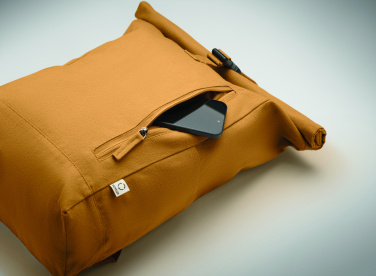 Logo trade promotional products image of: Roll top backpack 390 gr/m²