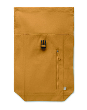 Logo trade promotional giveaways image of: Roll top backpack 390 gr/m²