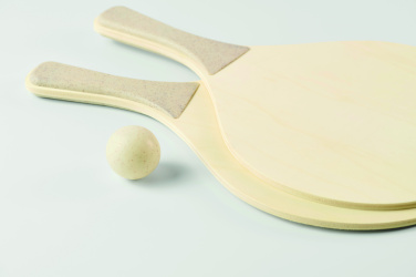 Logo trade promotional giveaways image of: Beach racket set