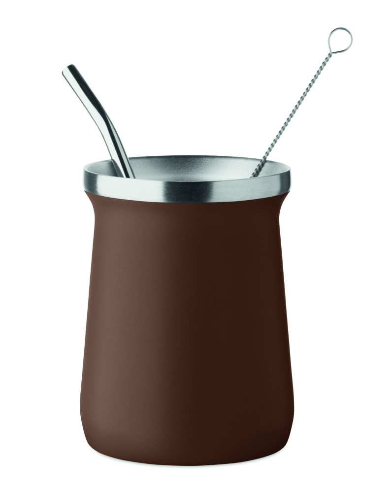 Logo trade promotional merchandise image of: Yerba mate tea cup