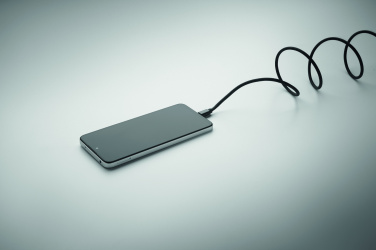 Logo trade business gifts image of: Braided magnetic cable in RPET