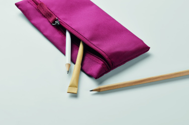 Logo trade business gifts image of: Zippered pencil case