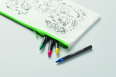 Logotrade advertising product picture of: Pencil case with 4 crayons