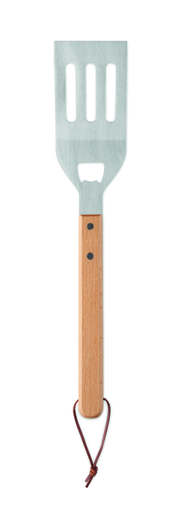 Logo trade promotional products picture of: BBQ spatula in beechwood