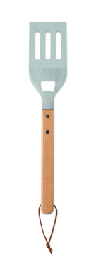 Logo trade promotional merchandise photo of: BBQ spatula in beechwood
