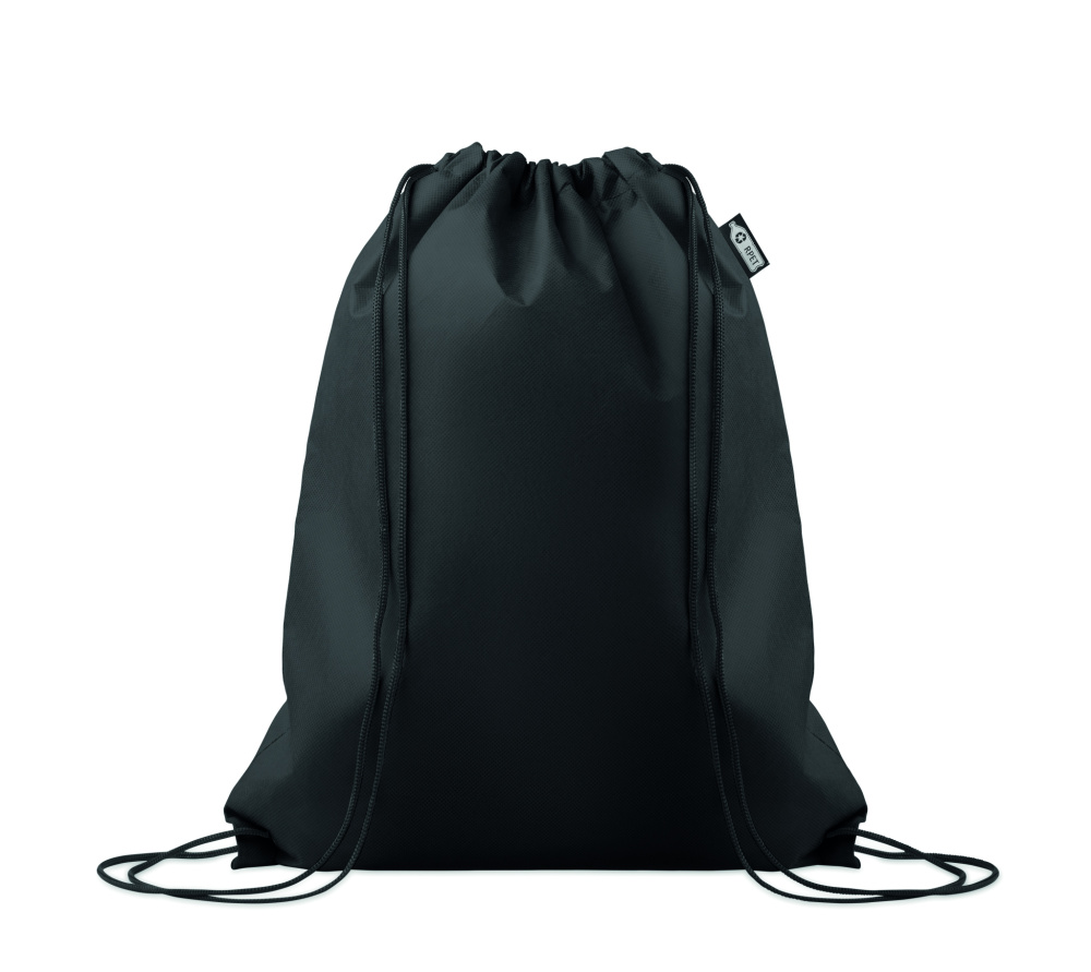 Logo trade advertising products picture of: Drawstring bag RPET non-woven
