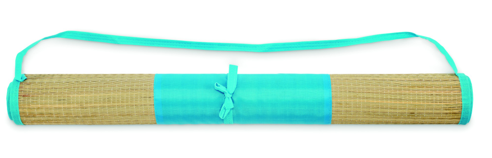 Logo trade advertising product photo of: Natural straw beach mat