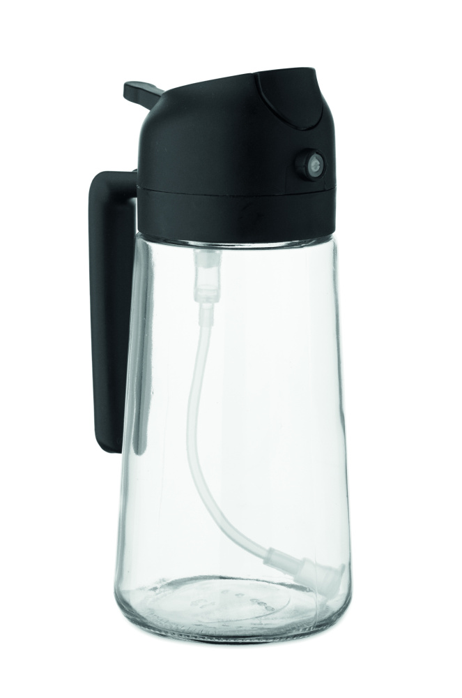 Logo trade advertising products picture of: Glass oil dispenser & sprayer