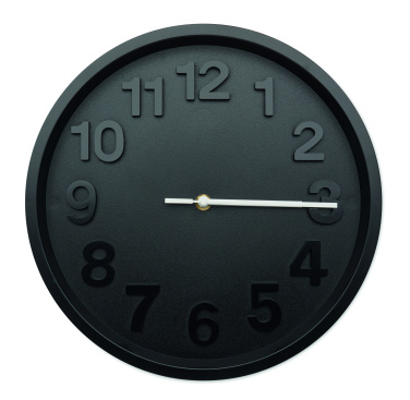Logo trade promotional items image of: Wall clock in PP