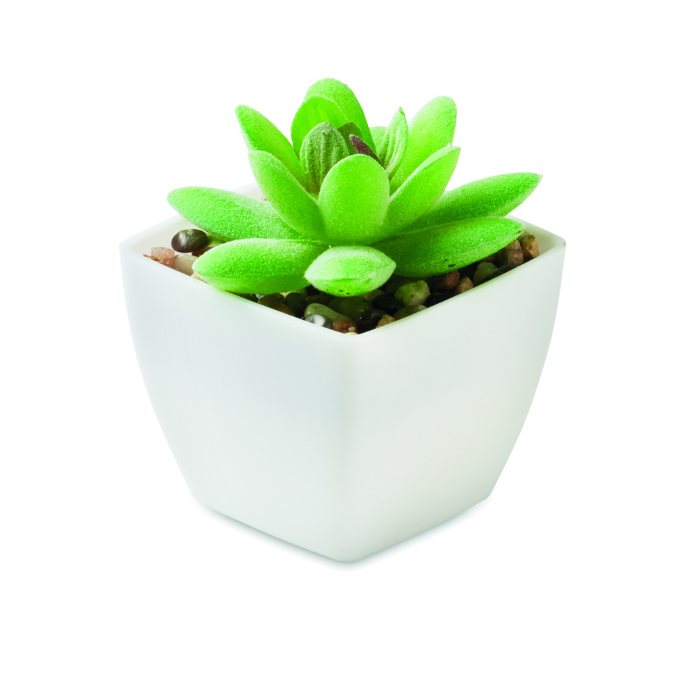 Logo trade promotional giveaways image of: Mini artificial plant