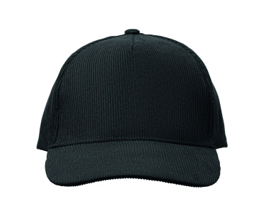 Logo trade promotional items image of: Corduroy 5 panel baseball cap