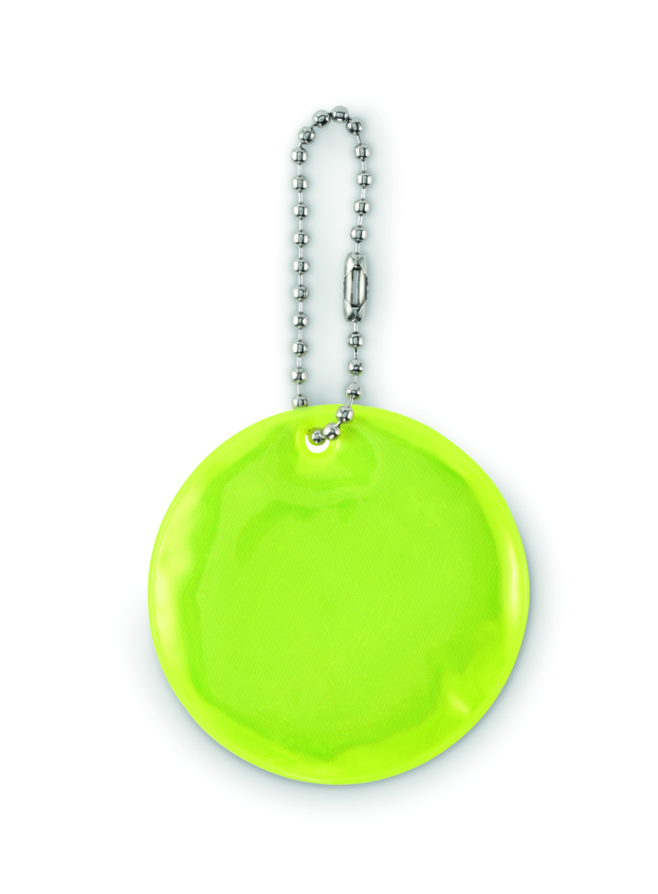Logotrade corporate gift picture of: Round reflective keyring