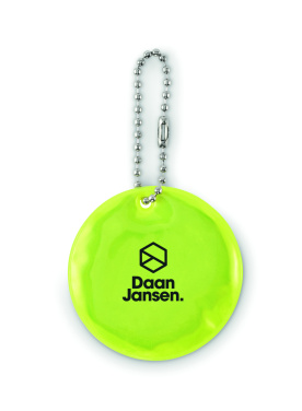 Logotrade promotional merchandise photo of: Round reflective keyring