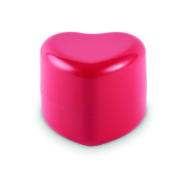 Logotrade promotional gift image of: Heart shape vegan lip balm