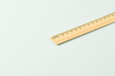 Logo trade promotional gifts picture of: Wooden ruler 20cm
