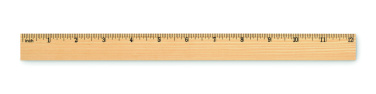 Logotrade promotional gift image of: Wooden ruler 30cm