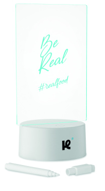 Logo trade promotional merchandise photo of: Light-up LED memo board