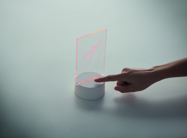 Logo trade promotional product photo of: Light-up LED memo board