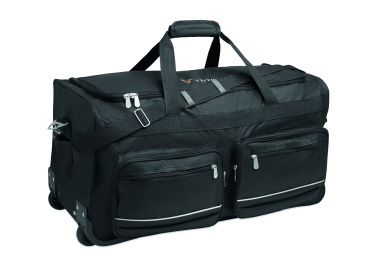 Logotrade advertising products photo of: Duffle bag trolley 600D RPET