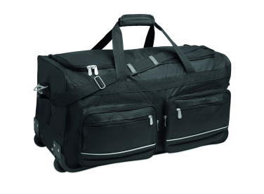 Logo trade corporate gift photo of: Duffle bag trolley 600D RPET