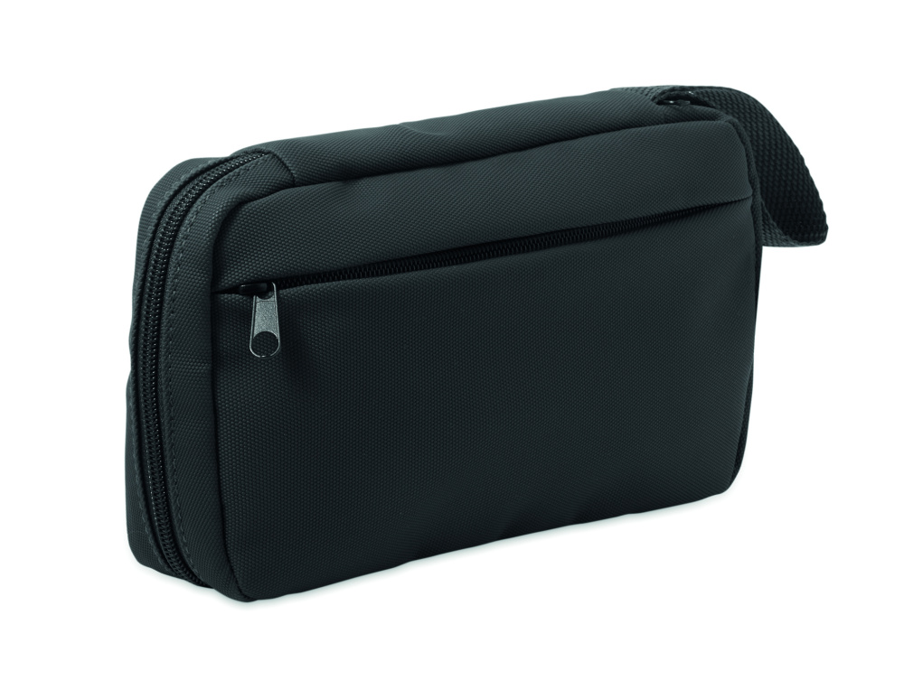 Logo trade promotional items picture of: Toiletry bag 600D RPET