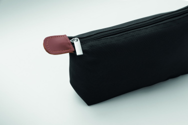 Logo trade promotional giveaways image of: Cosmetic bag in 600D RPET