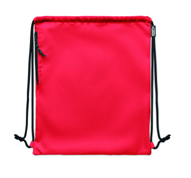 Logo trade promotional item photo of: Large drawstring bag 300D RPET