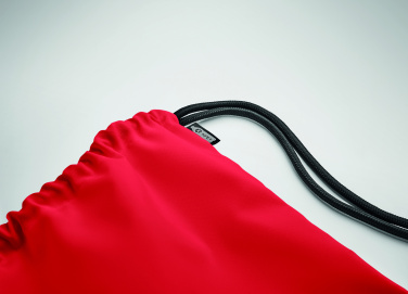 Logo trade promotional products image of: Large drawstring bag 300D RPET