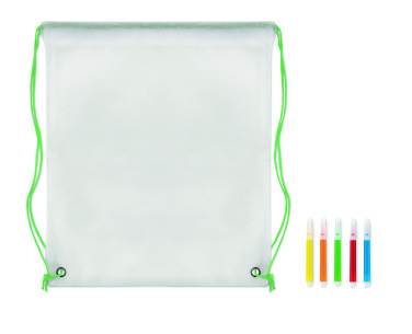 Logotrade corporate gift picture of: Non woven kids bag with pens