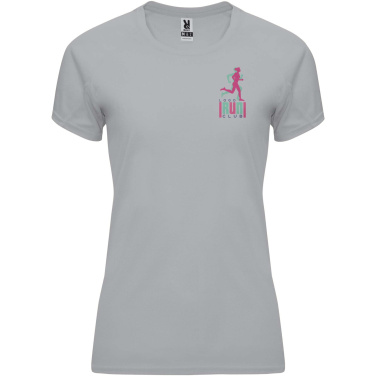 Logo trade promotional items image of: Bahrain short sleeve women's sports t-shirt